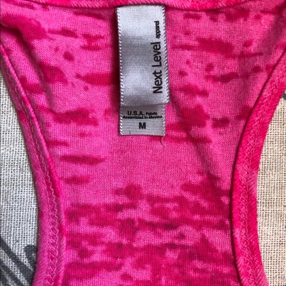 Pink burnout tank - Picture 2 of 3